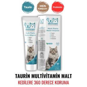 Muvicado Multi Vitamin Malt Kedi Tüy Yumağı Önleyici Macun